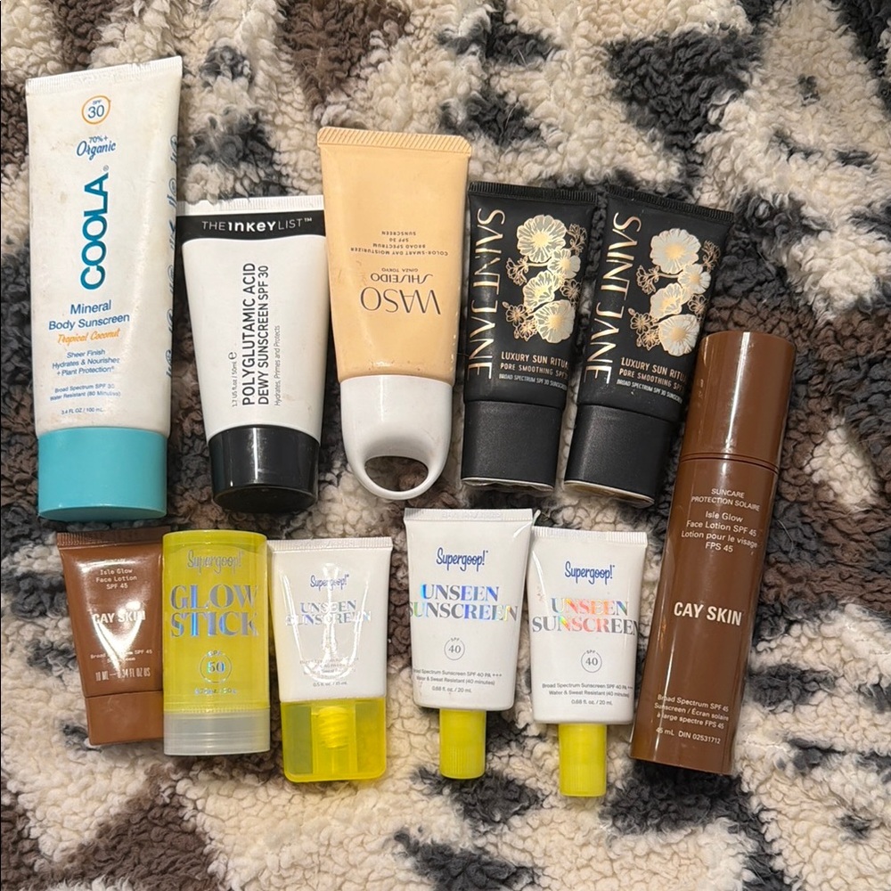 High end skincare m Sunscreen sisheido etc  Collection
